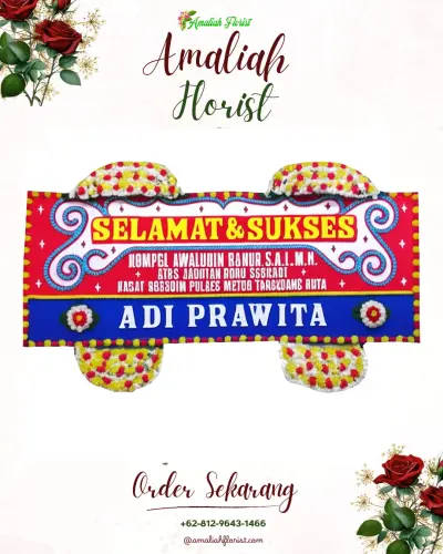 Karangan Bunga Ucapan Selamat di Cibabat