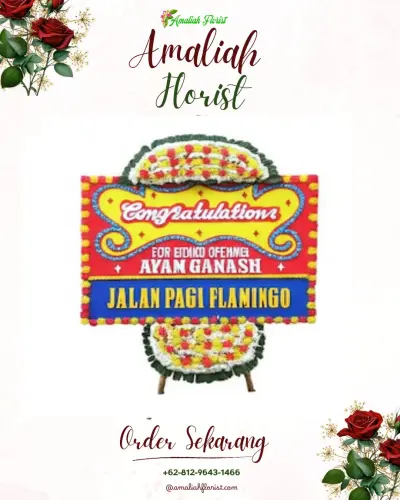 Bunga Papan Congratulation di Cibabat